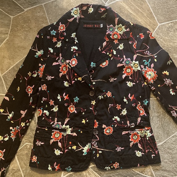 Johnny Was Embroidered Blazer XS - Picture 3 of 7